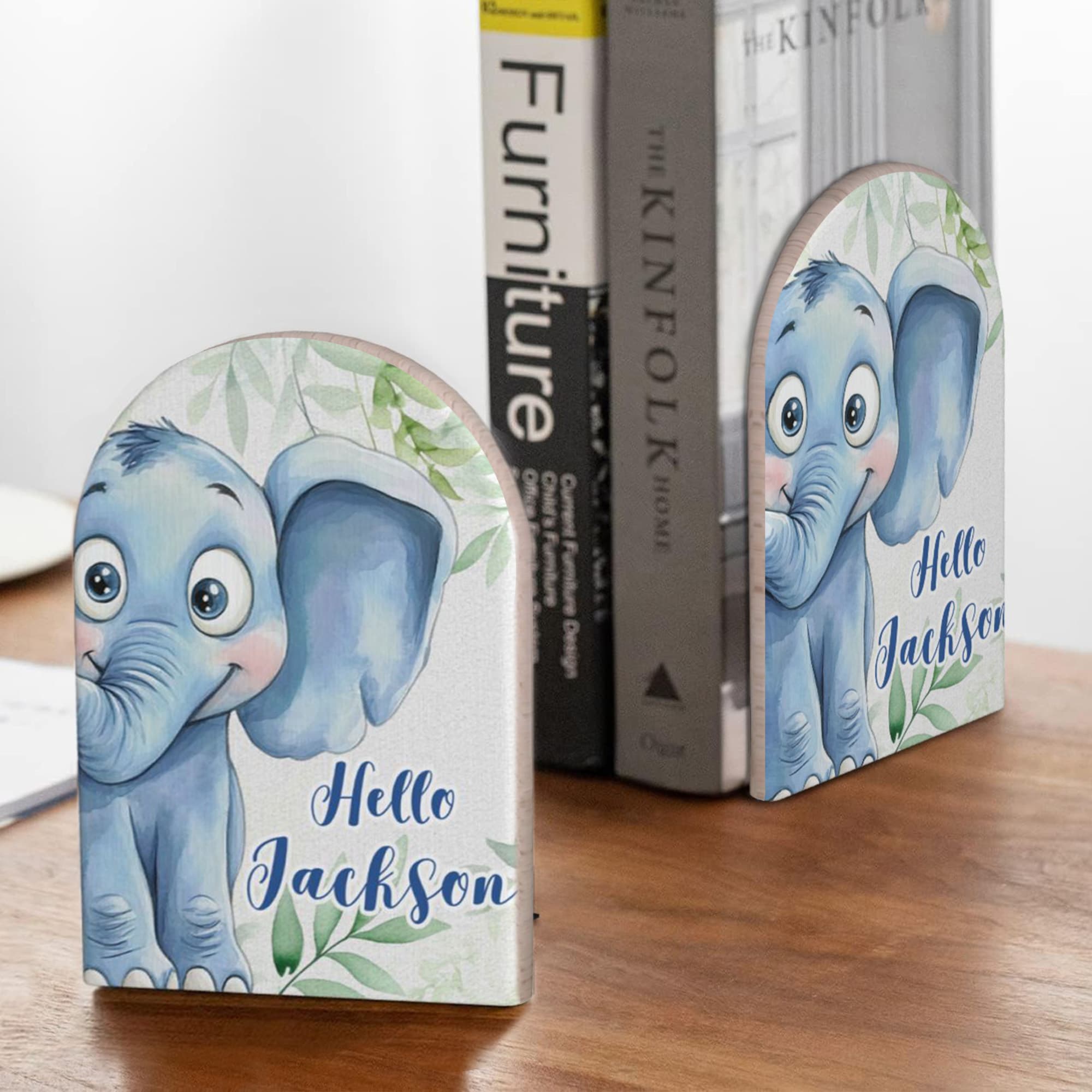 Henkilökohtaiset Hello Cartoon Animals -kirjanpitimet nimellä, päivittäiseen käyttöön, koulun alkuun, opettajien päivän lahjaksi lapsille,