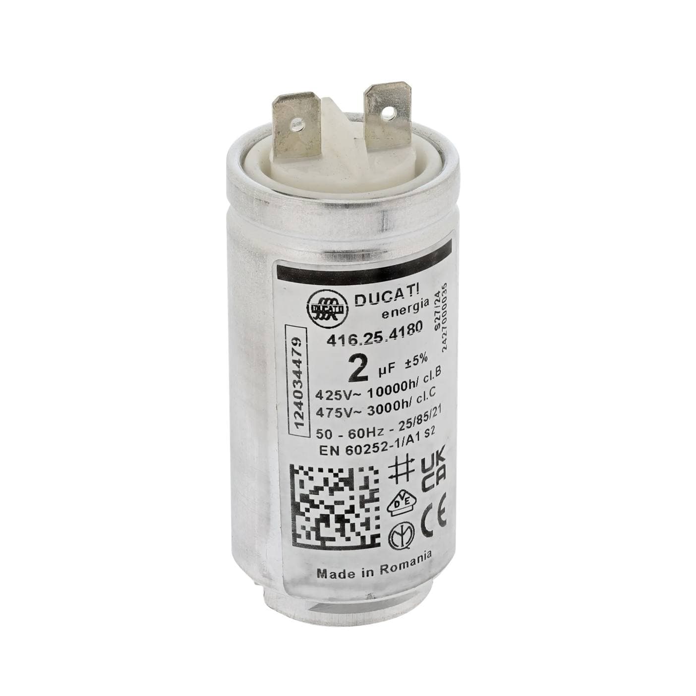 AEG kondensaattori, moottori, 2µF 8581240344797