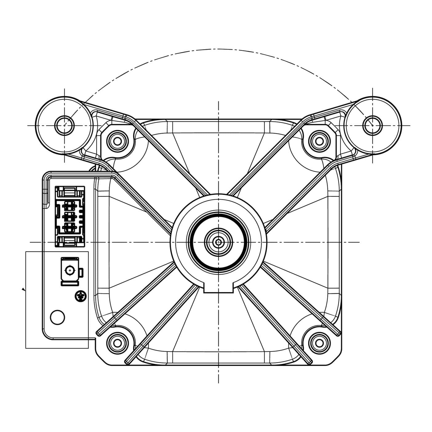AEG moottori, magneetti, 240V,50Hz,Ø21,5mm 140151949017