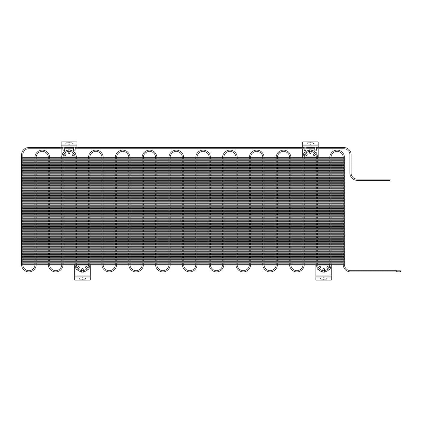 AEG lauhdutin,täydellinen,512x1320.8mm 2667001248
