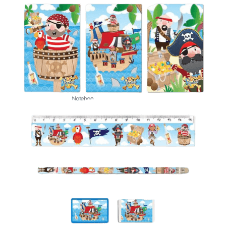 Fun Stationery Pirates – 5 kpl