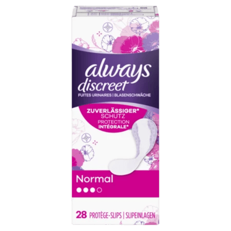 Always Discreet Abs 3 Normal Liners - 28 kpl