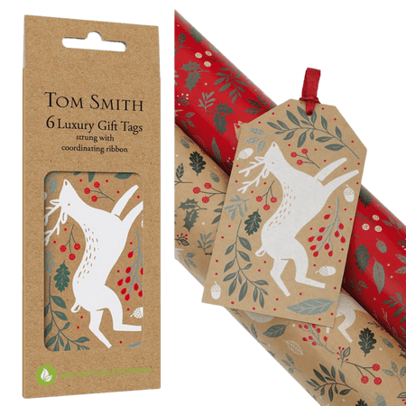 Tom Smith Ylelliset To ja From kortit poro ja luonto 6 kpl.