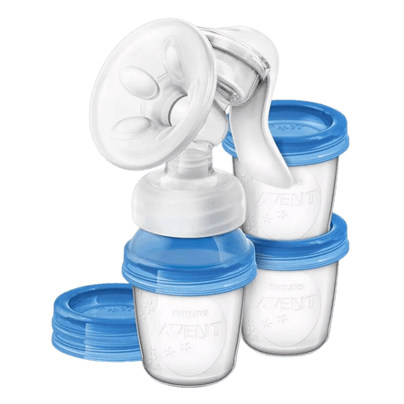 Philips Avent SCF330 rintapumppu, jossa on 3 kuppia