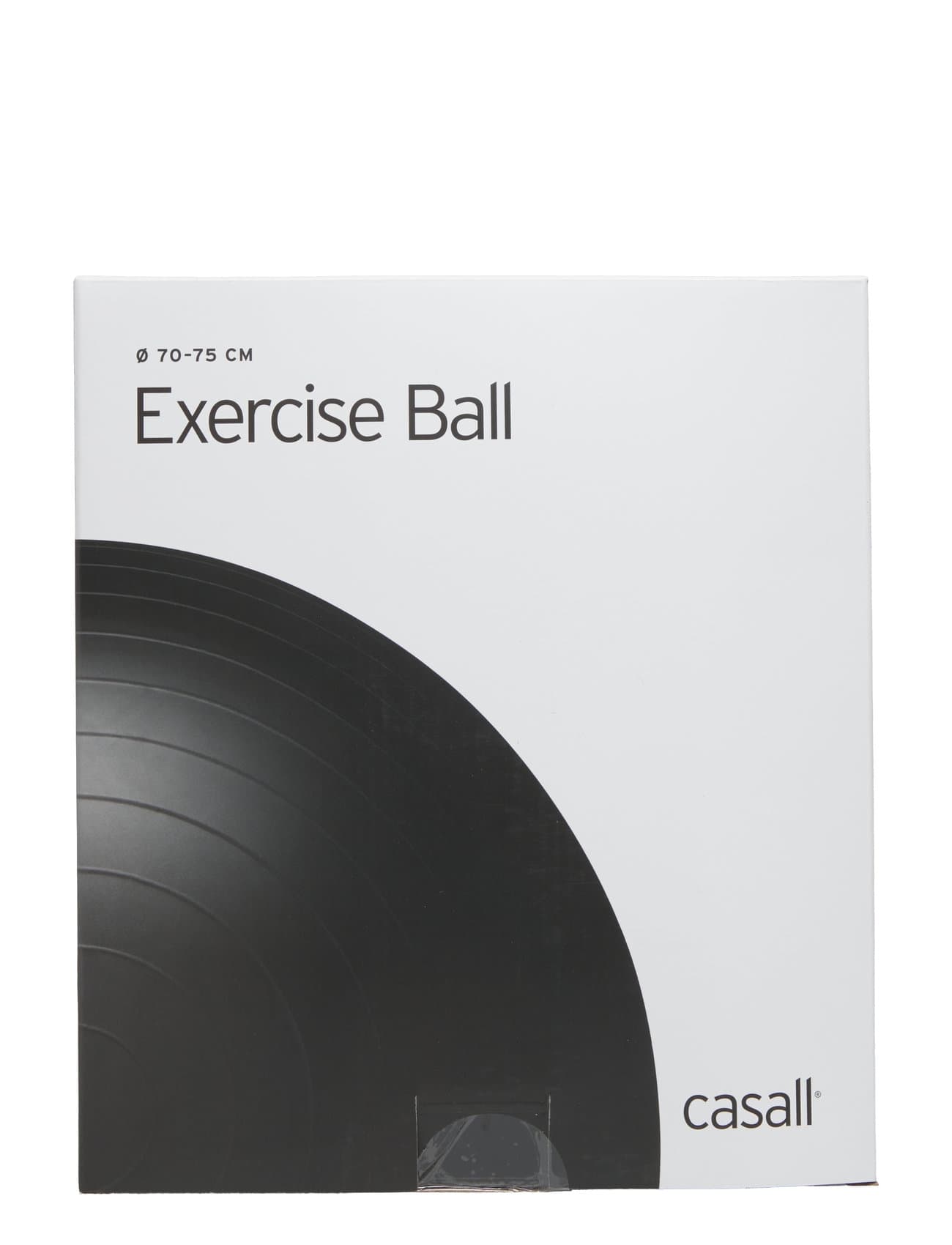 Casall Exercise Ball 70-75Cm - Black - ONE SIZE