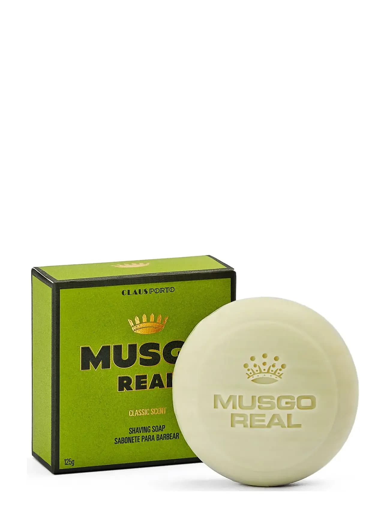 Claus Porto Shaving Soap Classic Scent - 125G - Green - 125 G