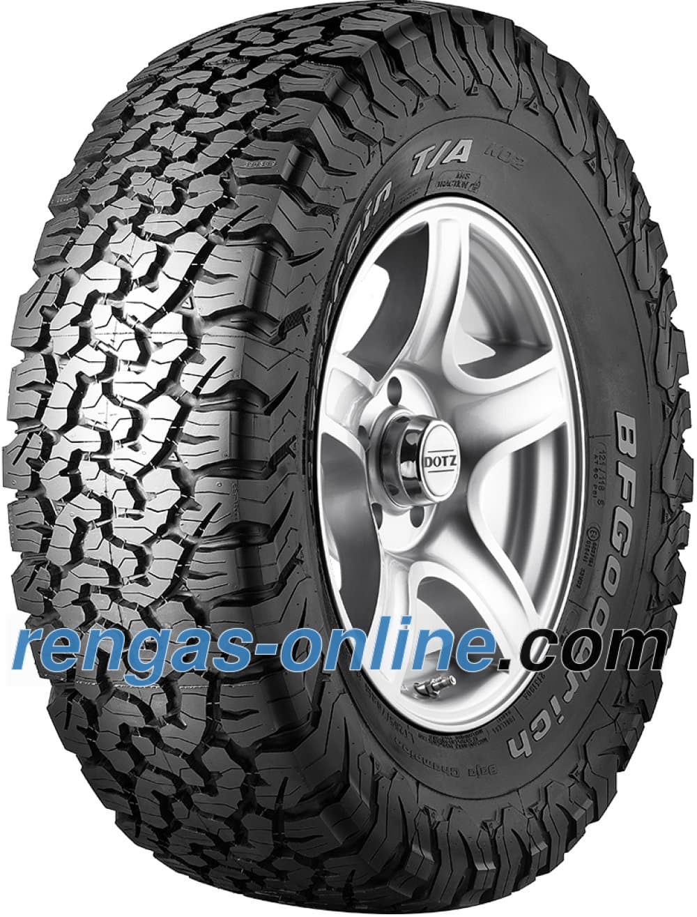 BF Goodrich All-Terrain T/A KO2 ( LT235/70 R16 104/101S 6PR RWL )