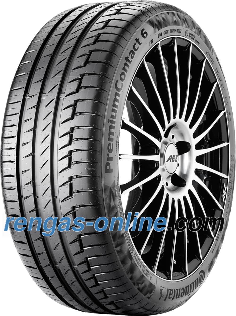 Continental PremiumContact 6 ( 235/45 R18 98Y XL EVc, vannealueen ripalla )