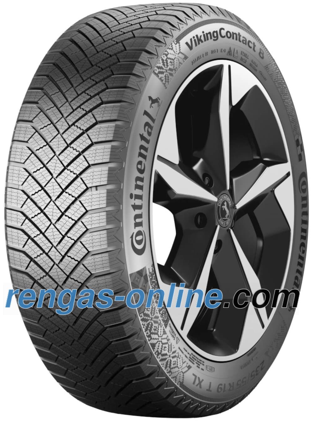 Continental VikingContact 8 ( 275/50 R20 113T XL EVc, Pohjoismainen kitkarengas, vannealueen ripalla )