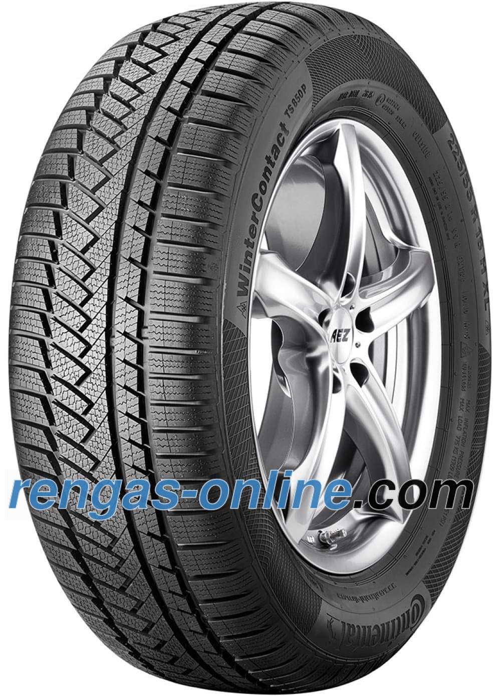 Continental WinterContact TS 850P ( 225/50 R17 98H XL, vannealueen ripalla )