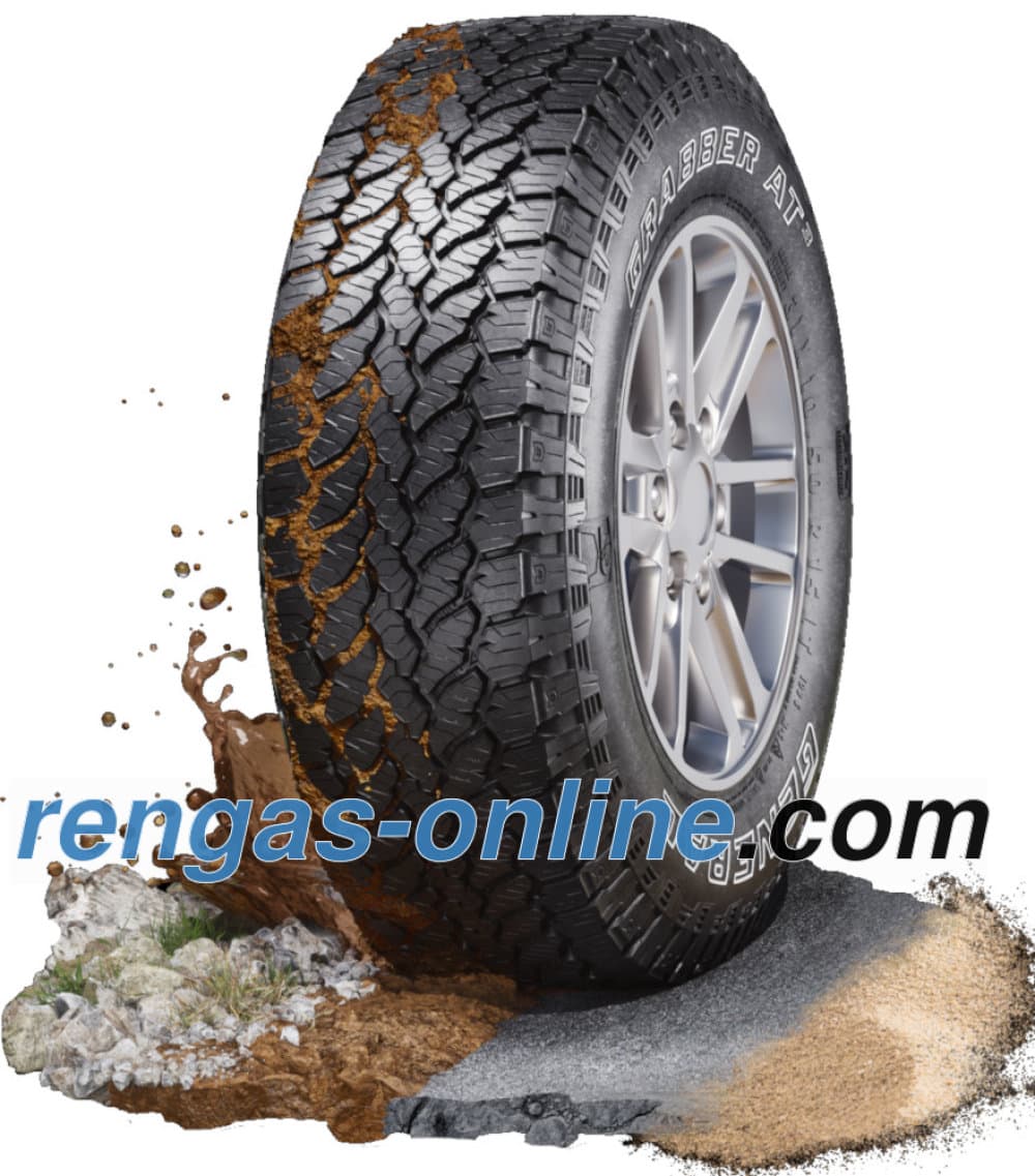 General GRABBER AT3 ( 265/65 R17 112H, vannealueen ripalla )