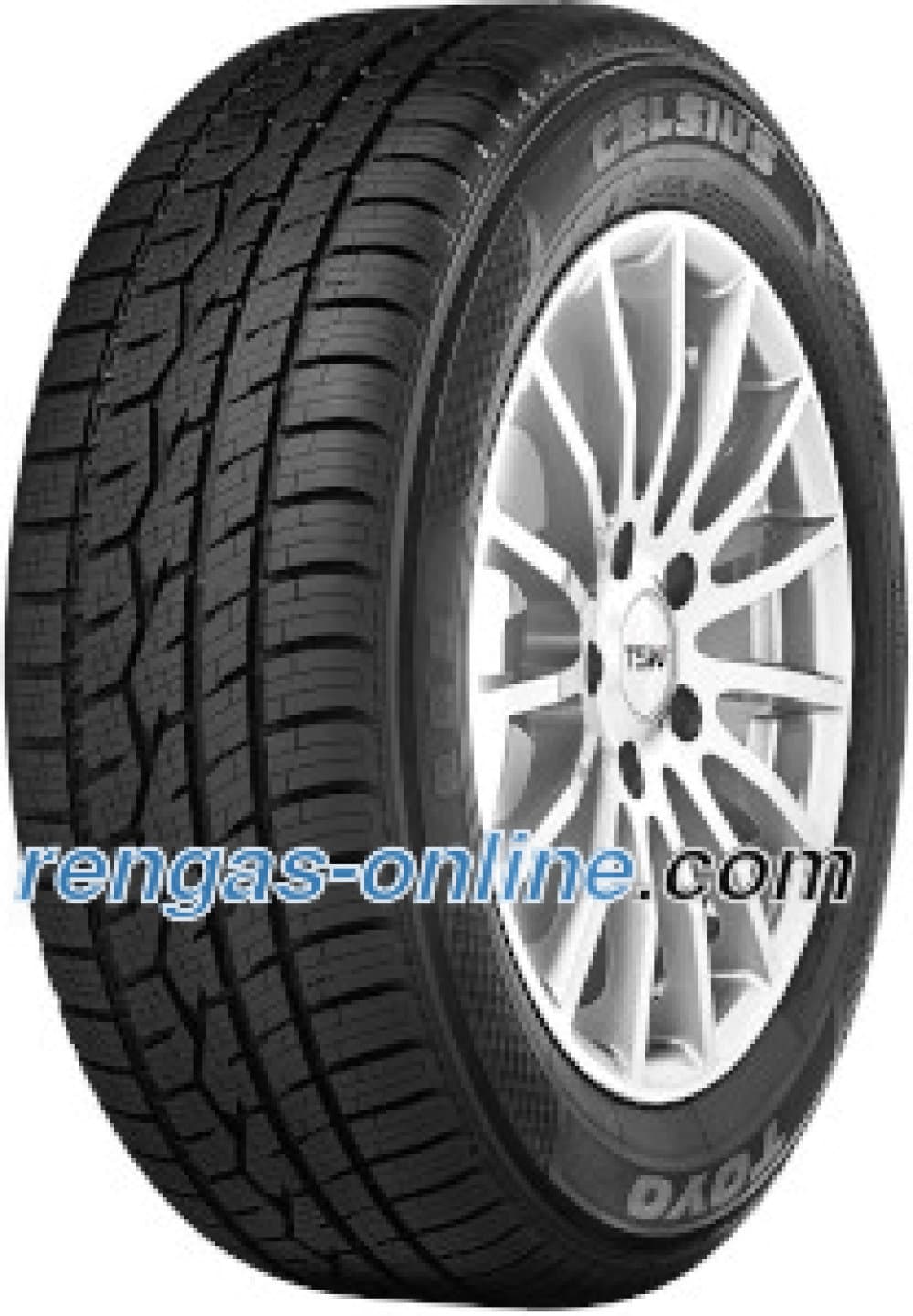 Toyo Celsius ( 195/55 R15 85H, vanteen suojalistalla  (FSL) )