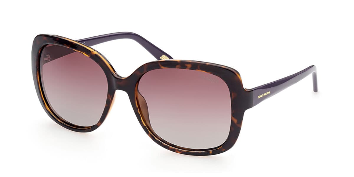 Skechers SE6126 Polarized 52H Naisten Aurinkolasit Kilpikonnashell