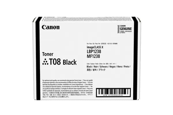 Canon TONER T08 BLACK, 11000 sivua, Musta, 1 kpl