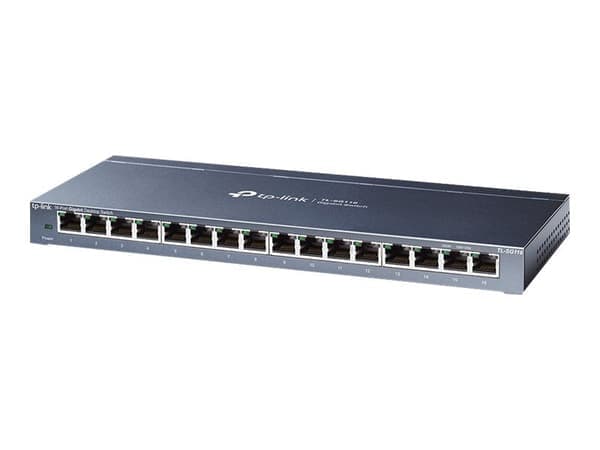 TP-Link TL-SG116, Hallitsematon, Gigabit Ethernet (10/100/1000), Täysin kaksipuolinen
