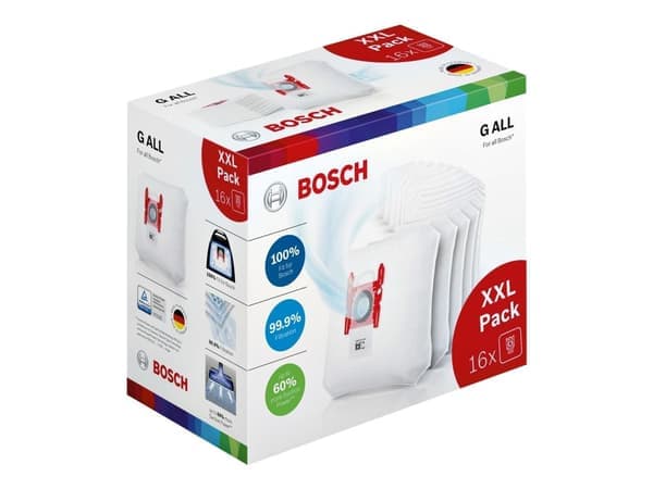 Bosch BBZ16GALL, Pölypussi, Sylinteripölynimuri, Valkoinen, Bosch, 690 g, Laatikko