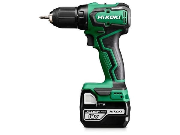 Hikoki DS18DDWPZ, Akkuruuvinväännin, Pistoolikahva, 1/2", Musta, Vihreä, Harjaton, 1700 RPM