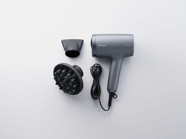 Panasonic EH-NA9N, Tummanharmaa, Ripustuslenkki, Painikkeet, Liukusäädin, 1600 W, 161 mm, 74 mm