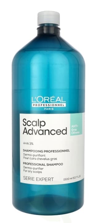 L'Oreal Serie Expert Scalp Advanced Professional Shampoo 1500 ml Dermo-Purifier For Oily Scalps