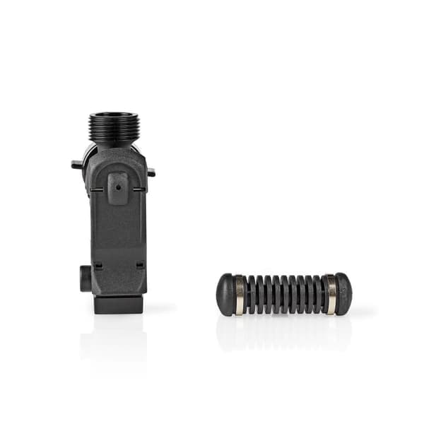 Nedis Elektroninen Aqua Stop | 3/4" ulkokierre | 3/4" sisäkierre | Sopii laitteeseen: Astianpesukone / Pesukone | Musta