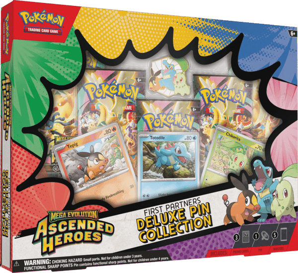 Pokémon TCG: Ascended Heroes - Deluxe Pin Collection - First Partners
