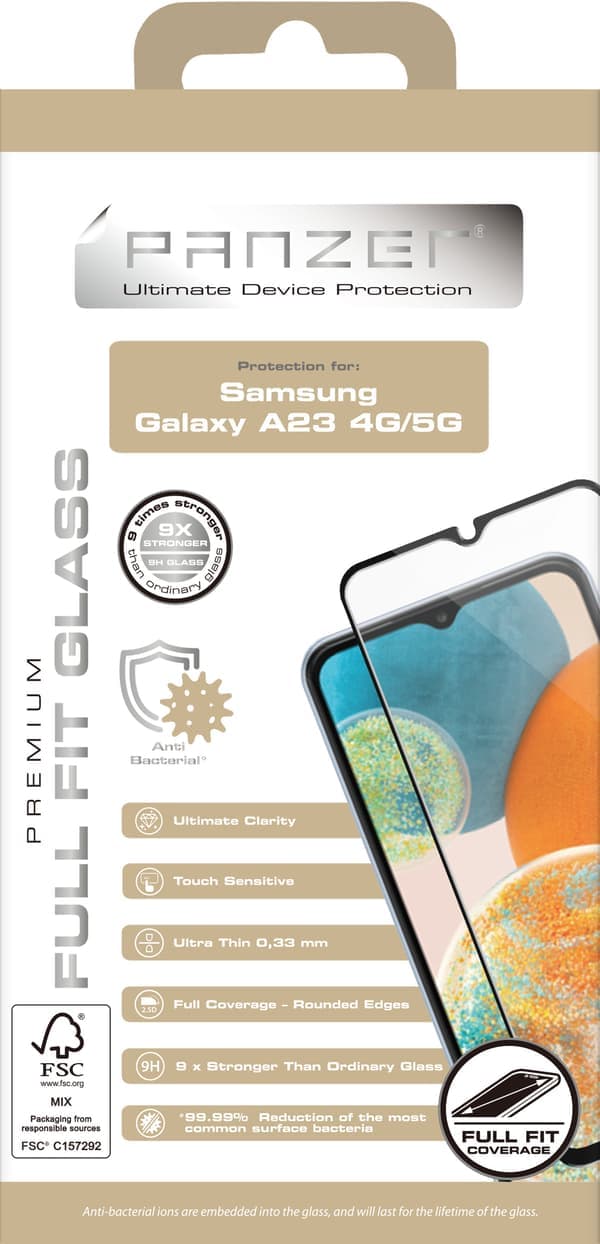 Samsung Galaxy A23 4G/5G Full Fit Glass Black