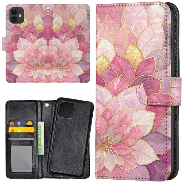 iPhone 12 Mini - Lompakkokotelo/Kuoret Flower