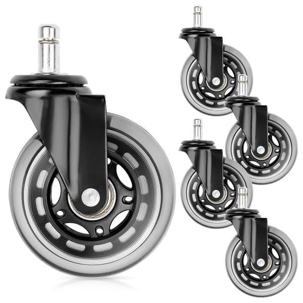 IKEA tuolin kumipyörät 7,5 cm / 10 mm 5 kpl