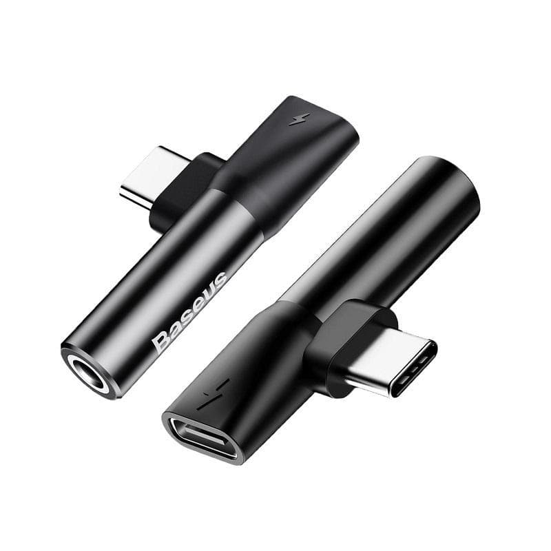Baseus USB-C - 3,5 mm / USB-C -äänisovitin Samsung/Android