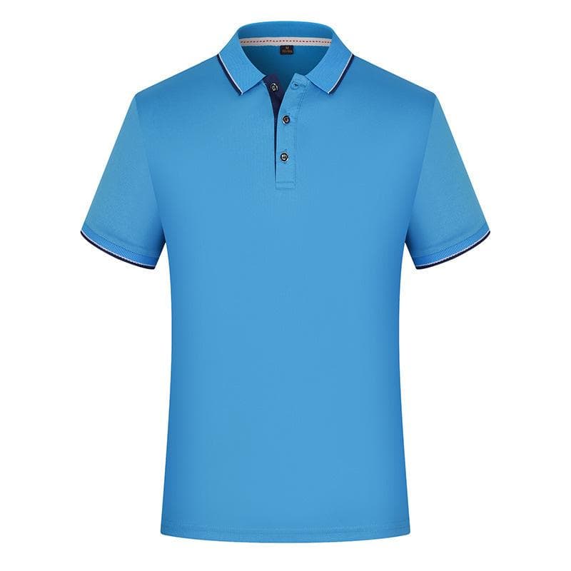 Short Sleeve T-shirt Polo Shirt Solid Color Sports Quick Drying Summer Polo Shirts Men's Clothing cm