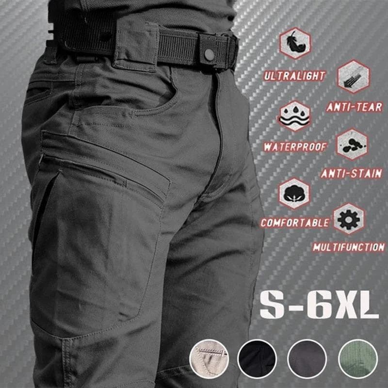 Summer Leisure Light Army Military Pants Men's Outdoor Waterproof Special Police Combat Military Camouflage Pants Cargo Camping cm