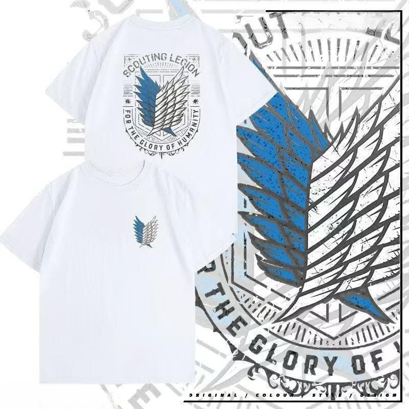 Attack on Titan Anime Oversize T-shirt Men Women Short Sleeve Casual Tee Cotton Unisex Streetwear Cosplay Harajuku Tops Y2k cm