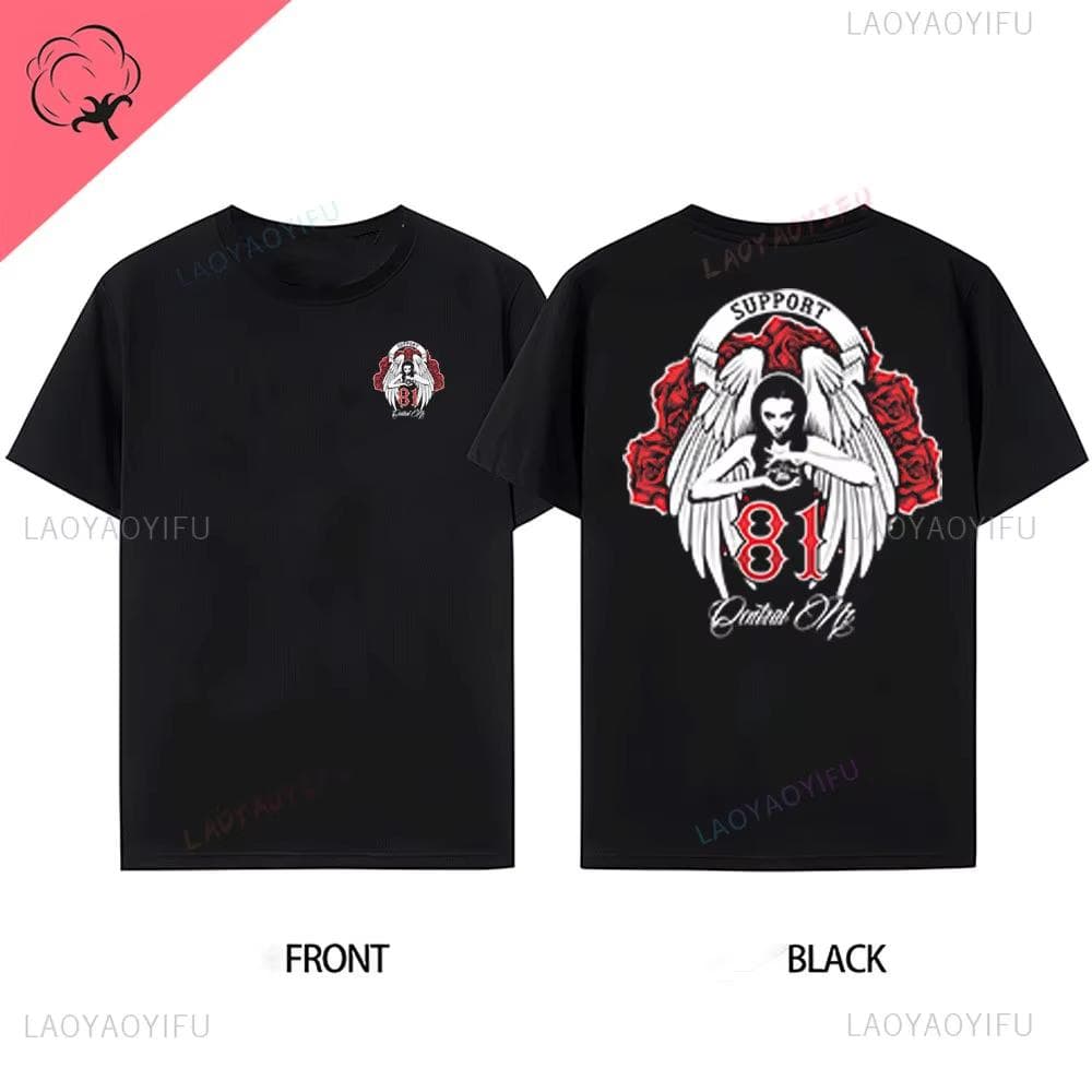 81 Nomad Hell Angel Cotton T-shirt, the best-selling T-shirt, N14 graphic round neck print, an interesting summer men's T-shirt cm
