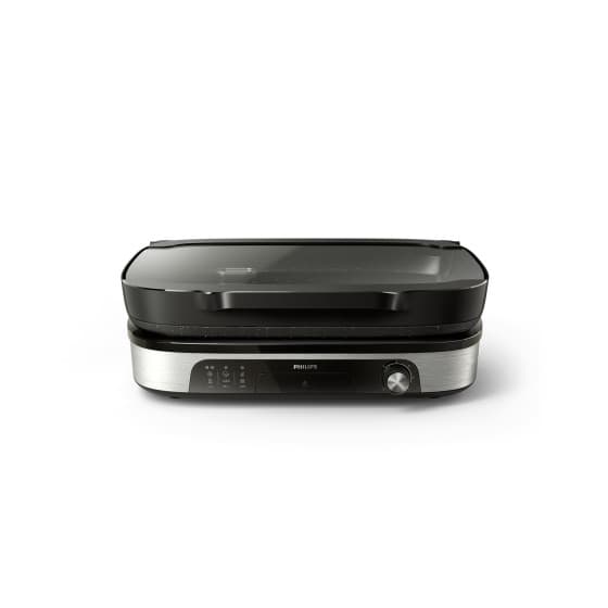 Philips HD6212/90 pöytägrilli - 2400 W, musta/hopea