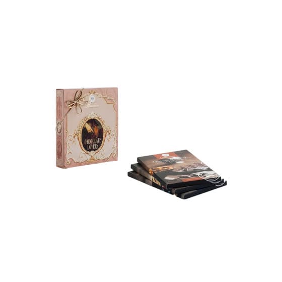 Suklaa lahjapakkauksessa Laurence Chocolate Lovers, 3 x 80 g