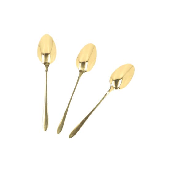 Teelusikat Homla STILO Gold, 3 kpl.