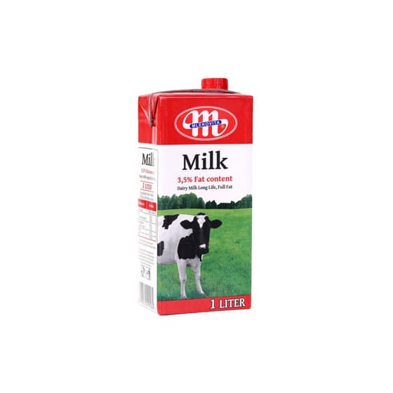 UHT-maito Mlekovita Your Cup 3,5 %, 1 l
