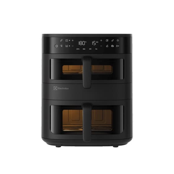 Electrolux 800 Dual EAFD11B tupla airfryer – 11 L, 2700 W, musta
