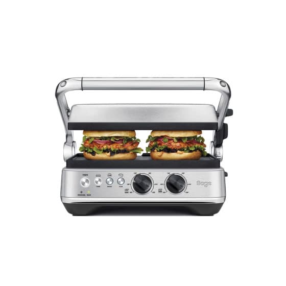 Sage the BBQ &amp; Press™ Grill SGR700BSS pöytägrilli - hopea