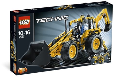 LEGO Technic 8069 Traktorikaivuri - Käytetty