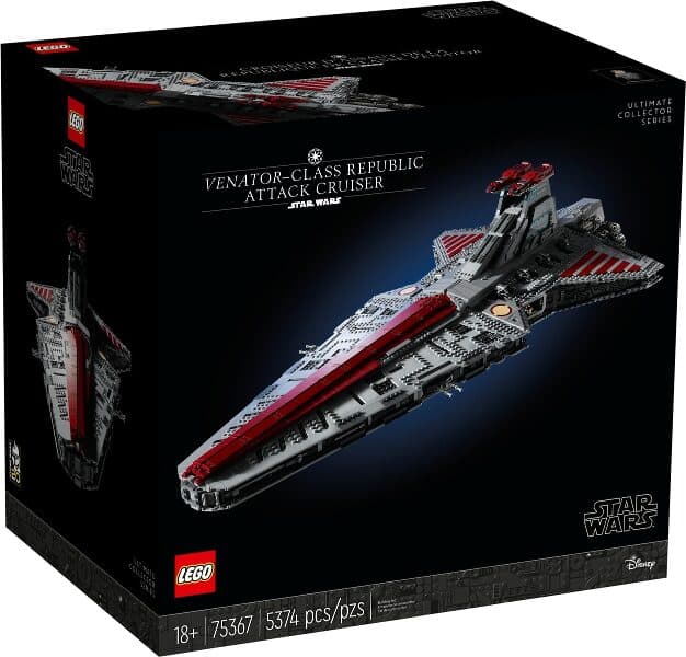 LEGO Star Wars 75367 Venator-luokan Tasavallan Hyökkäysristeilijä