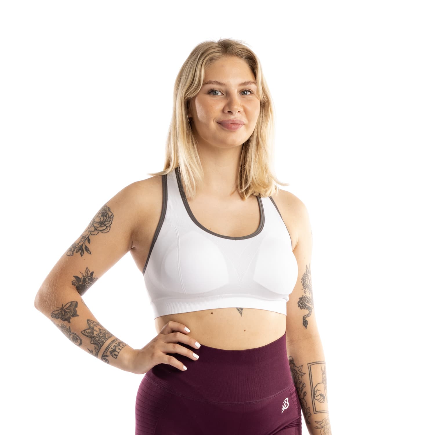 Bella Heat Ultimate Support - urheiluliivit (POISTO) VALKOINEN M