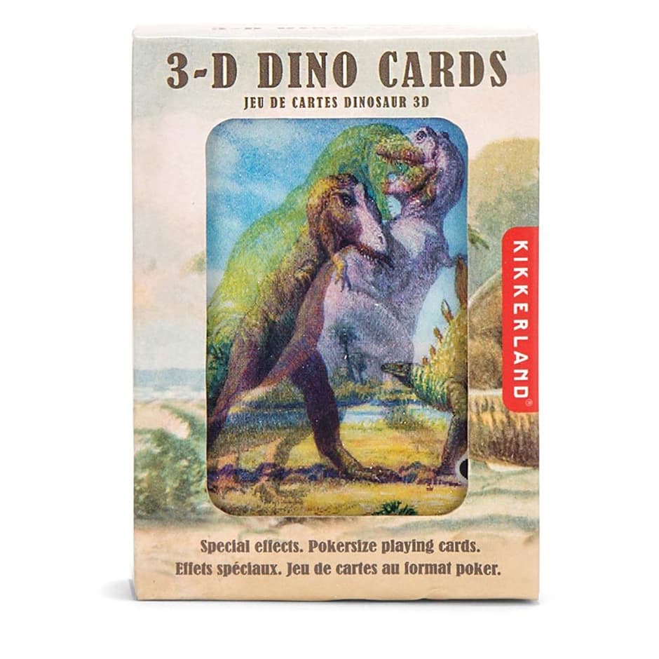 Korttipeli 3D dinosaurukset - Kikkerland, Tarvikkeet