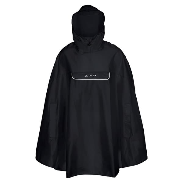 Vaude Valdipino Poncho - Black Uni - Unisex - L