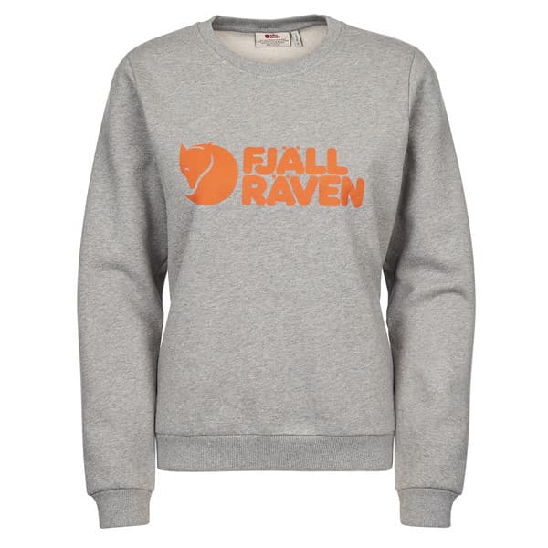 Fjällräven Fjällräven Logo Sweater W - Grey-melange - Naiset - L