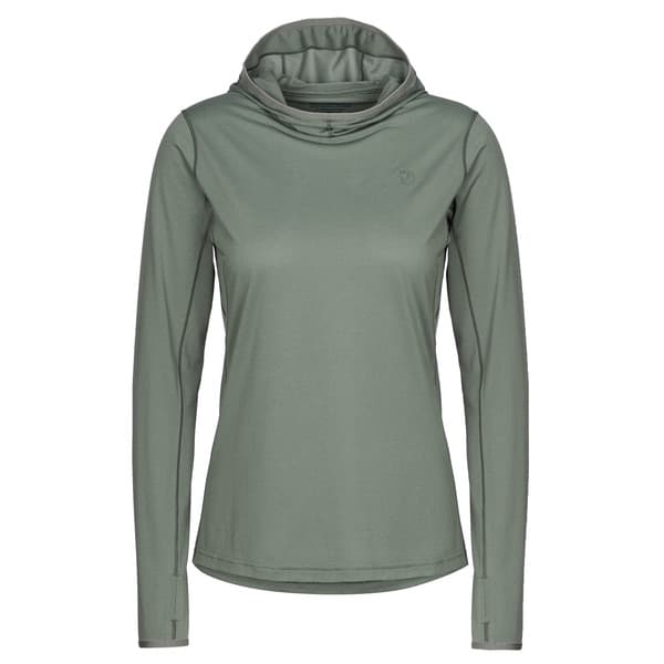 Fjällräven Abisko Sun-hoodie W - Patina Green - Naiset - M