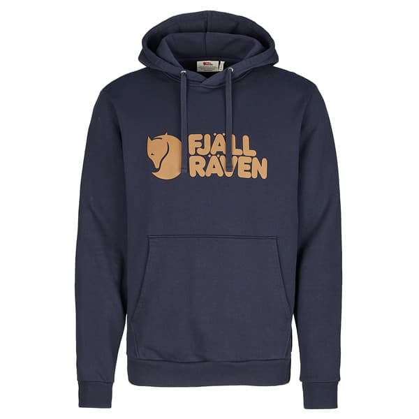 Fjällräven Fjällräven Logo Hoodie M - Dark Navy - Miehet - M