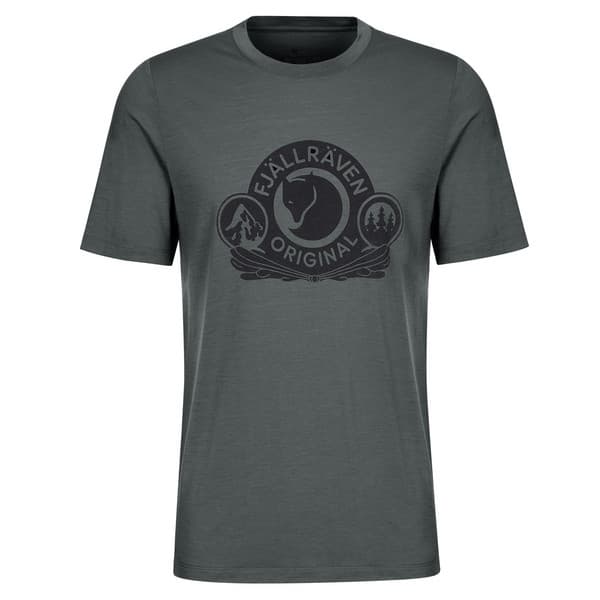 Fjällräven Abisko Wool Classic Ss M - Basalt - Miehet - L