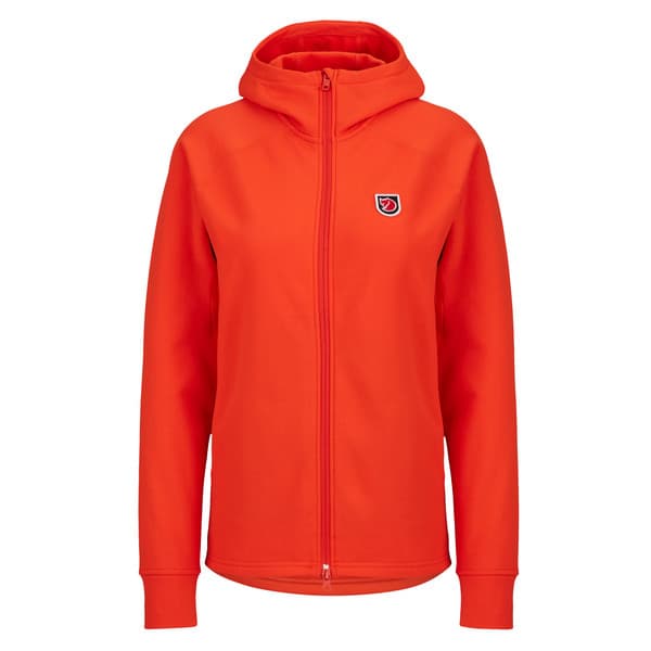 Fjällräven Expedition Fleece Hoodie W - Flame Orange - Naiset - M