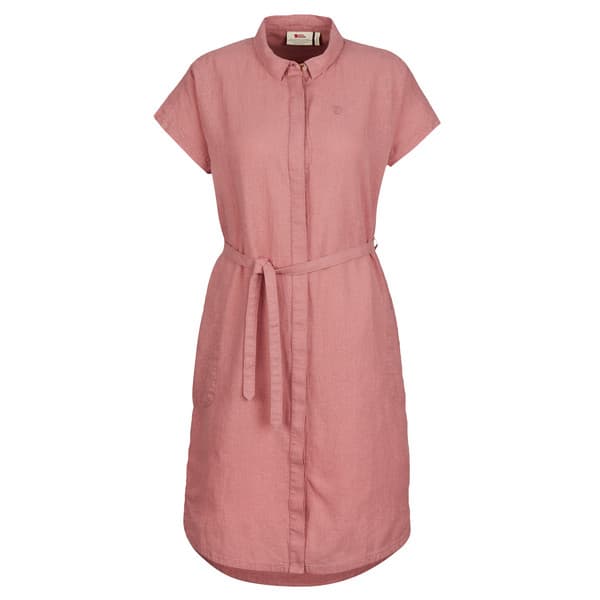 Fjällräven Övik Hemp Dress W - Dusty Rose - Naiset - M